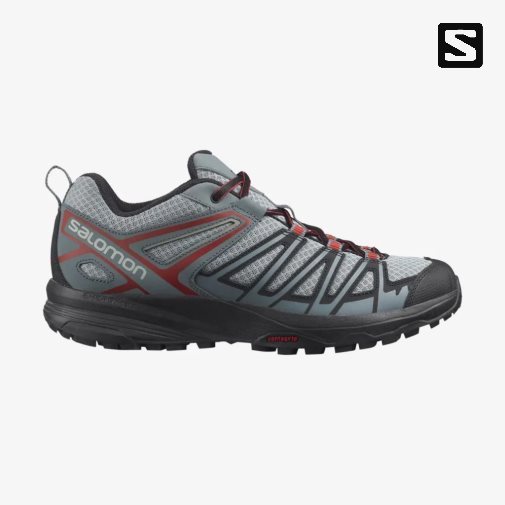 Grey Salomon X Crest Men's Hiking Shoes | PH 60257Y